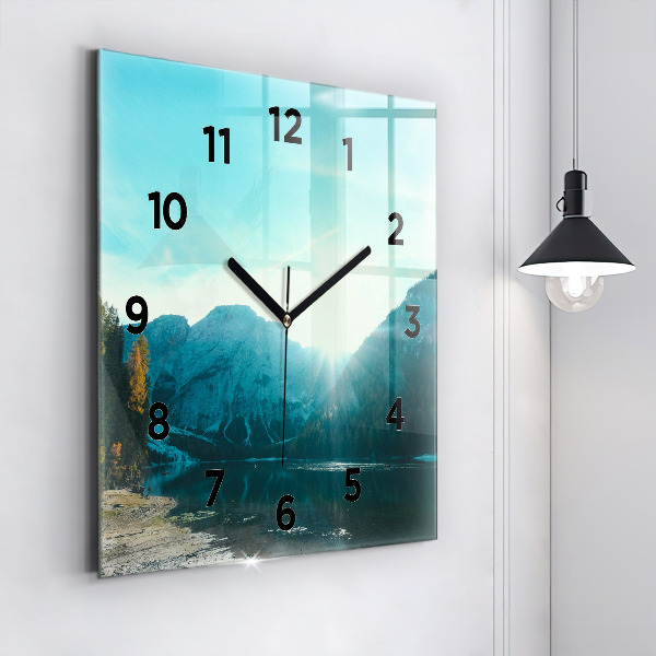 Orologio quadrato Montagna e fiume in Polonia