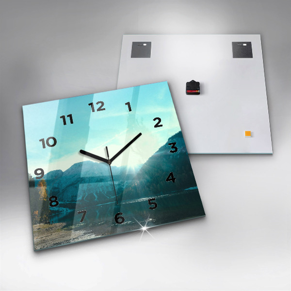 Orologio quadrato Montagna e fiume in Polonia