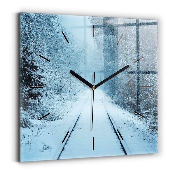 Orologio quadrato Cervi sulle tracce