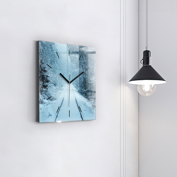 Orologio quadrato Cervi sulle tracce
