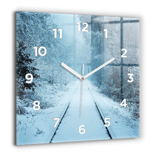 Orologio quadrato Cervi sulle tracce