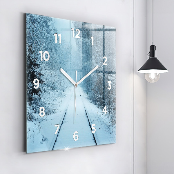 Orologio quadrato Cervi sulle tracce