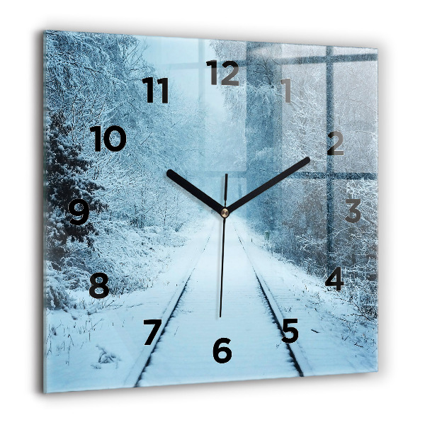 Orologio quadrato Cervi sulle tracce
