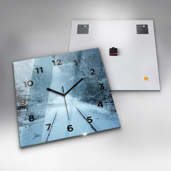 Orologio quadrato Cervi sulle tracce