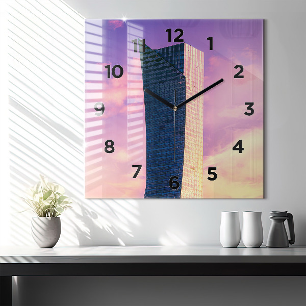 Orologio quadrato Grattacielo a Varsavia
