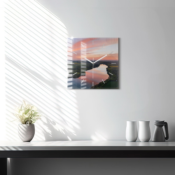 Orologio quadrato Vista lago