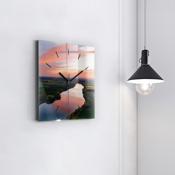 Orologio quadrato Vista lago