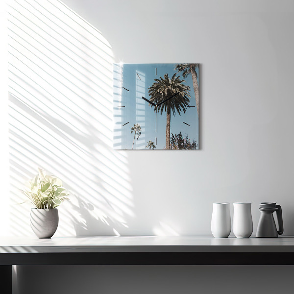 Orologio quadrato Palme a Los Angeles