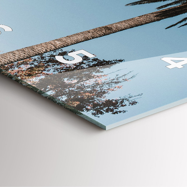 Orologio quadrato Palme a Los Angeles