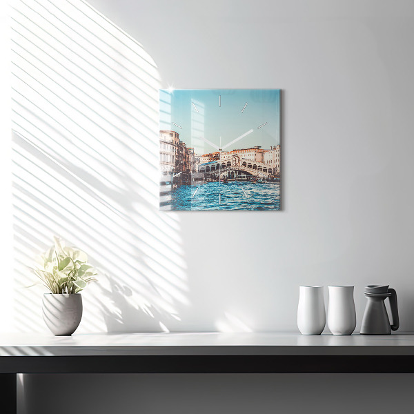 Orologio quadrato Ponte di Rialto a Venezia