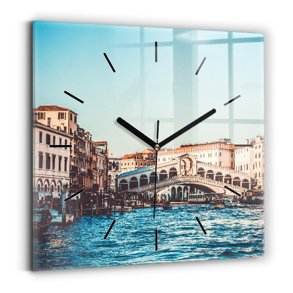 Orologio quadrato Ponte di Rialto a Venezia