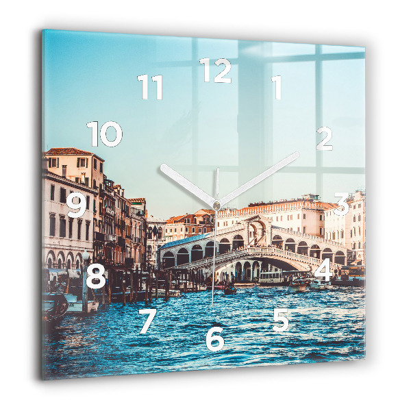 Orologio quadrato Ponte di Rialto a Venezia