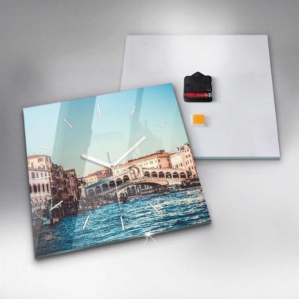 Orologio quadrato Ponte di Rialto a Venezia