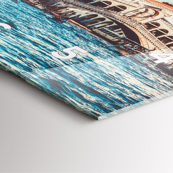 Orologio quadrato Ponte di Rialto a Venezia