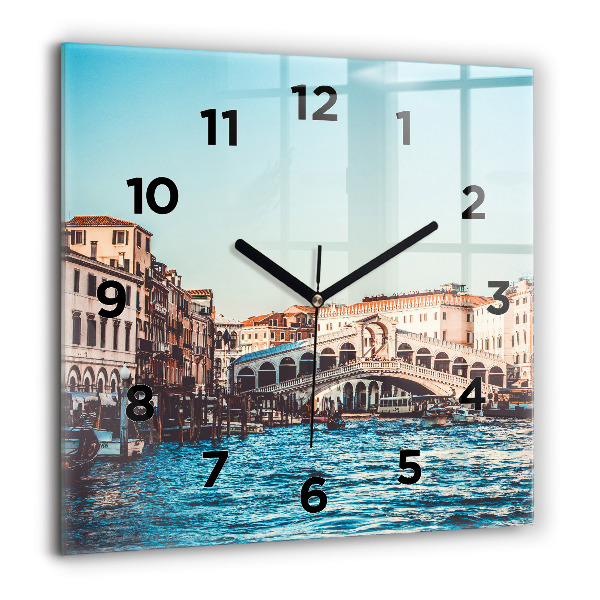 Orologio quadrato Ponte di Rialto a Venezia