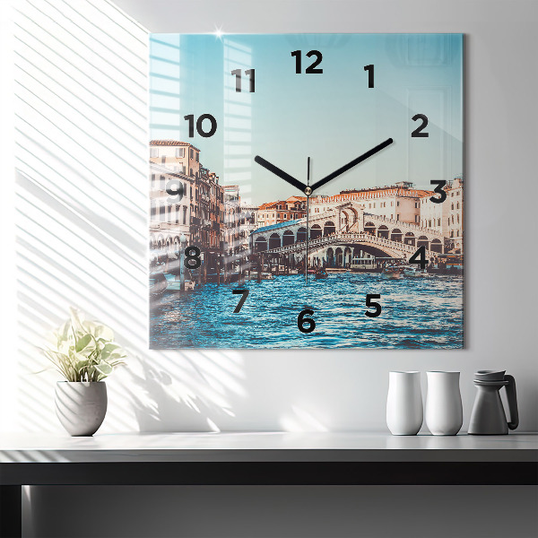 Orologio quadrato Ponte di Rialto a Venezia