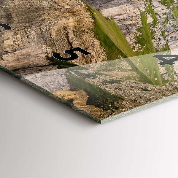 Orologio quadrato Montagne Rocciose