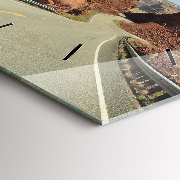 Orologio quadrato Route 66 negli Stati Uniti