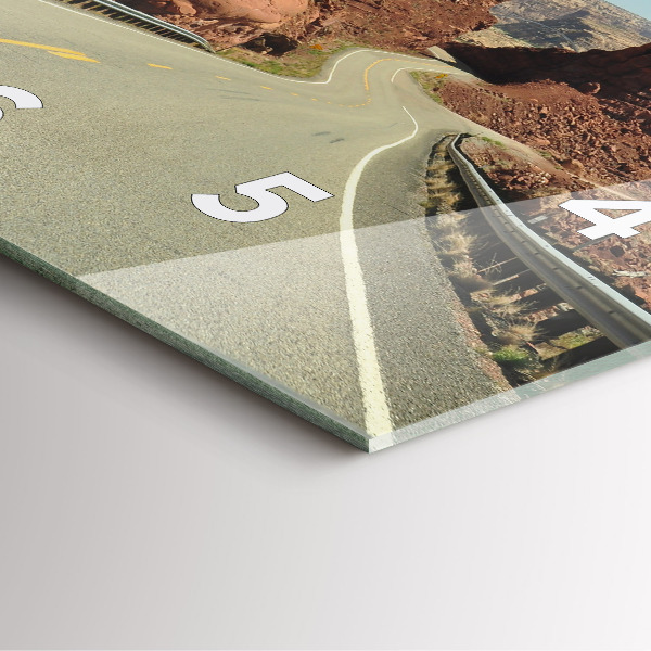 Orologio quadrato Route 66 negli Stati Uniti