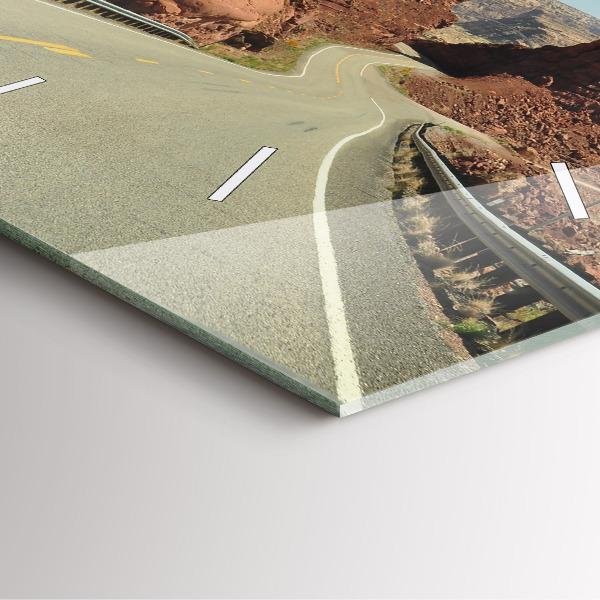 Orologio quadrato Route 66 negli Stati Uniti