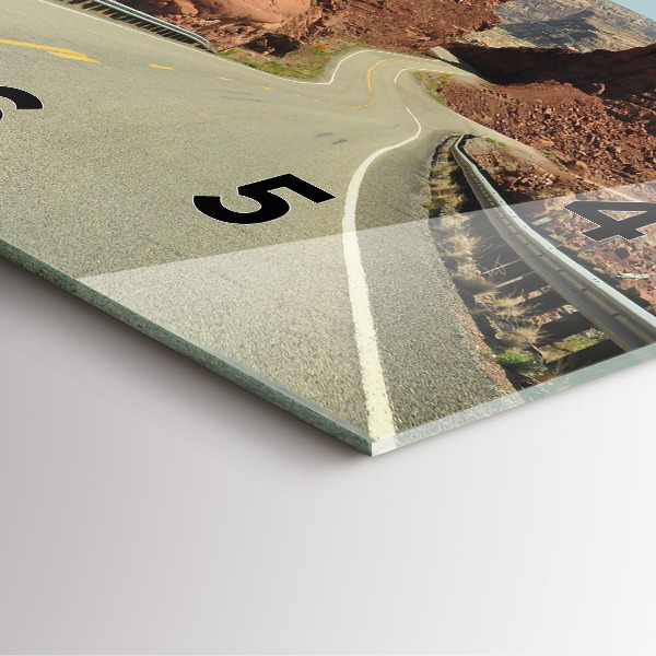 Orologio quadrato Route 66 negli Stati Uniti