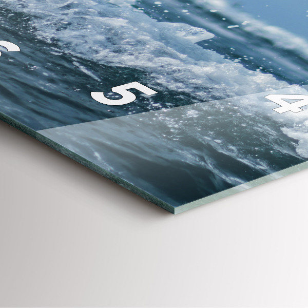 Orologio quadrato Fotografia delle onde del mare