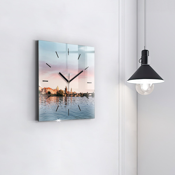 Orologio quadrato Ponte Carlo a Praga