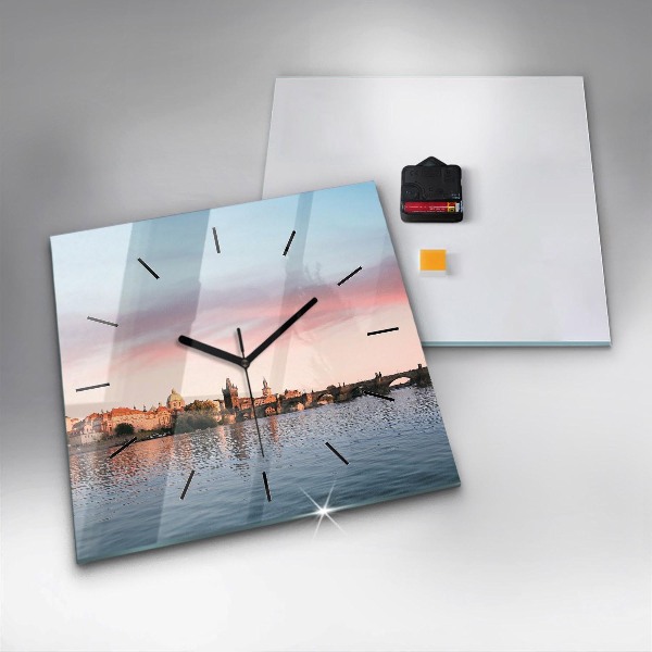 Orologio quadrato Ponte Carlo a Praga