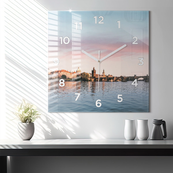 Orologio quadrato Ponte Carlo a Praga