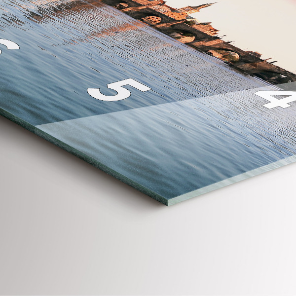 Orologio quadrato Ponte Carlo a Praga