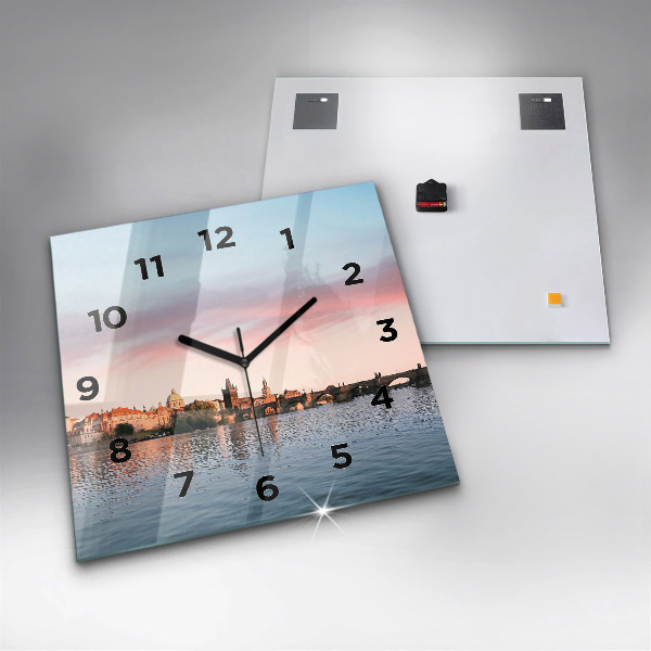 Orologio quadrato Ponte Carlo a Praga