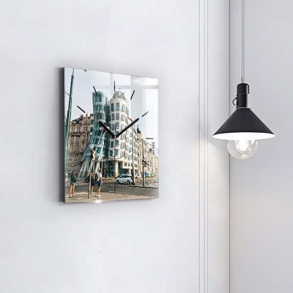 Orologio quadrato Casa danzante Praga