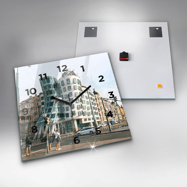 Orologio quadrato Casa danzante Praga