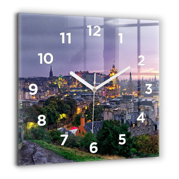 Orologio quadrato Edimburgo da Calton Hill
