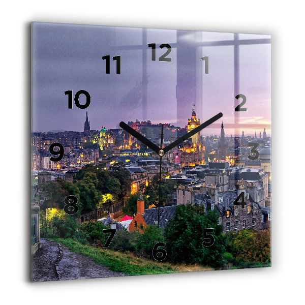 Orologio quadrato Edimburgo da Calton Hill