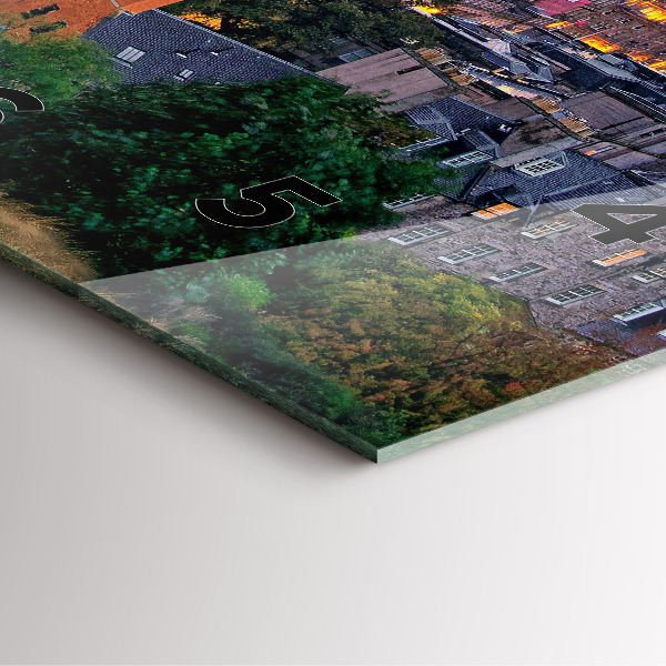 Orologio quadrato Edimburgo da Calton Hill