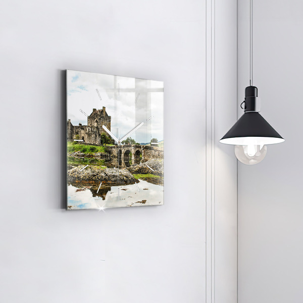 Orologio quadrato Castello di Eilean Donan Scozia