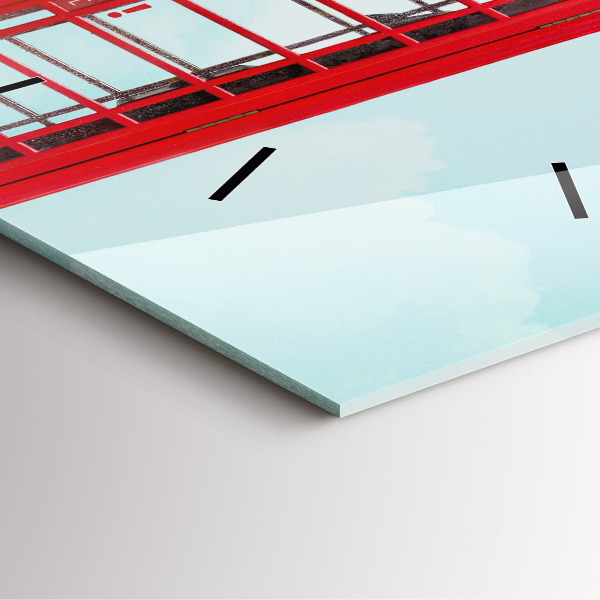 Orologio quadrato Telefono pubblico