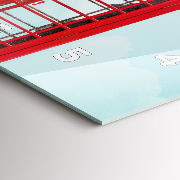 Orologio quadrato Telefono pubblico