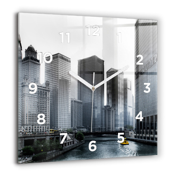 Orologio quadrato Panorama della città