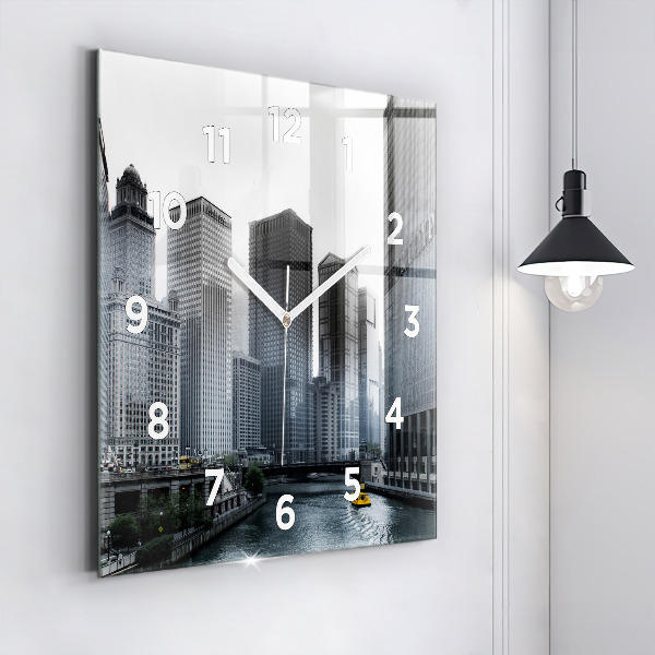 Orologio quadrato Panorama della città