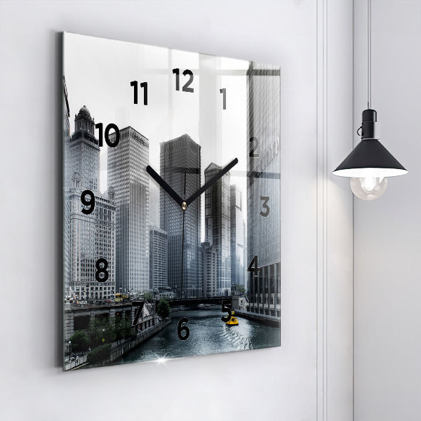 Orologio quadrato Panorama della città