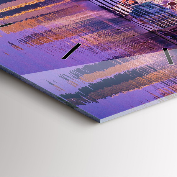 Orologio quadrato Vista dei grattacieli degli USA