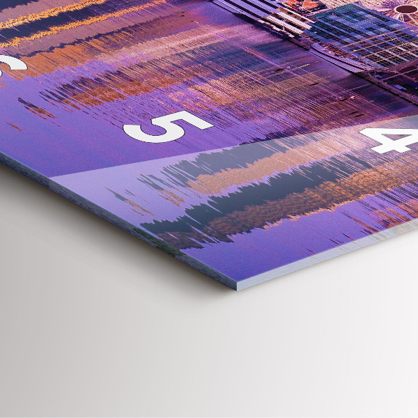 Orologio quadrato Vista dei grattacieli degli USA