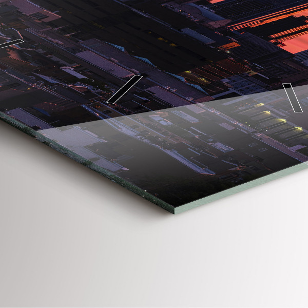 Orologio quadrato Skyline della città di Filadelfia