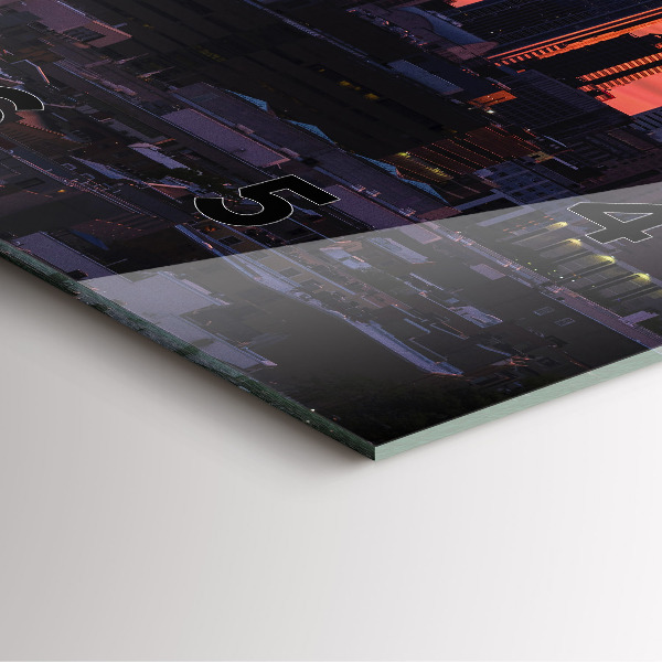 Orologio quadrato Skyline della città di Filadelfia