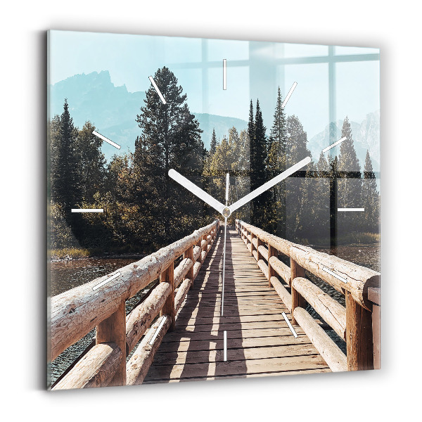 Orologio quadrato Montagne nello Yellowstone