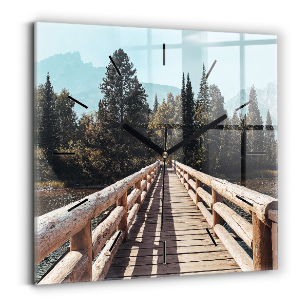 Orologio quadrato Montagne nello Yellowstone