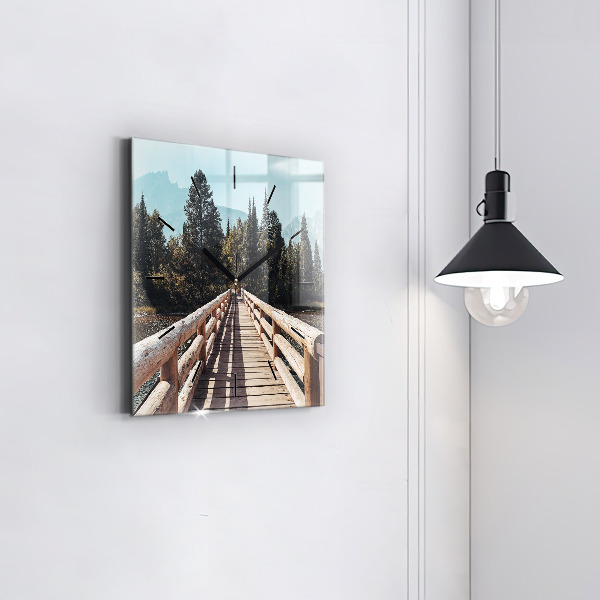 Orologio quadrato Montagne nello Yellowstone