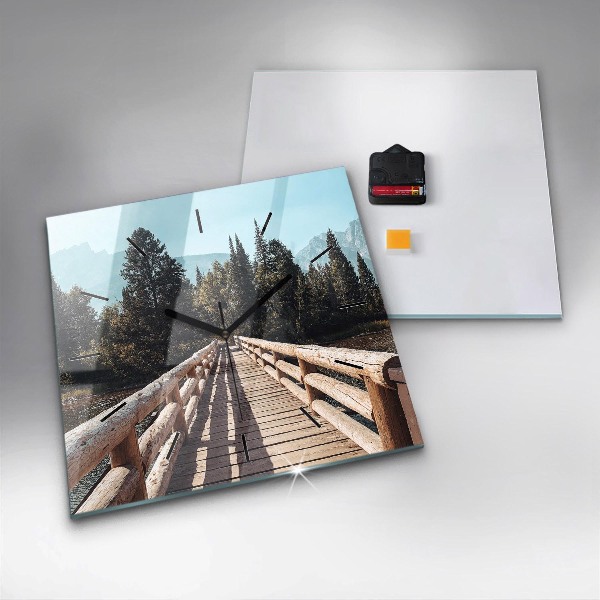 Orologio quadrato Montagne nello Yellowstone